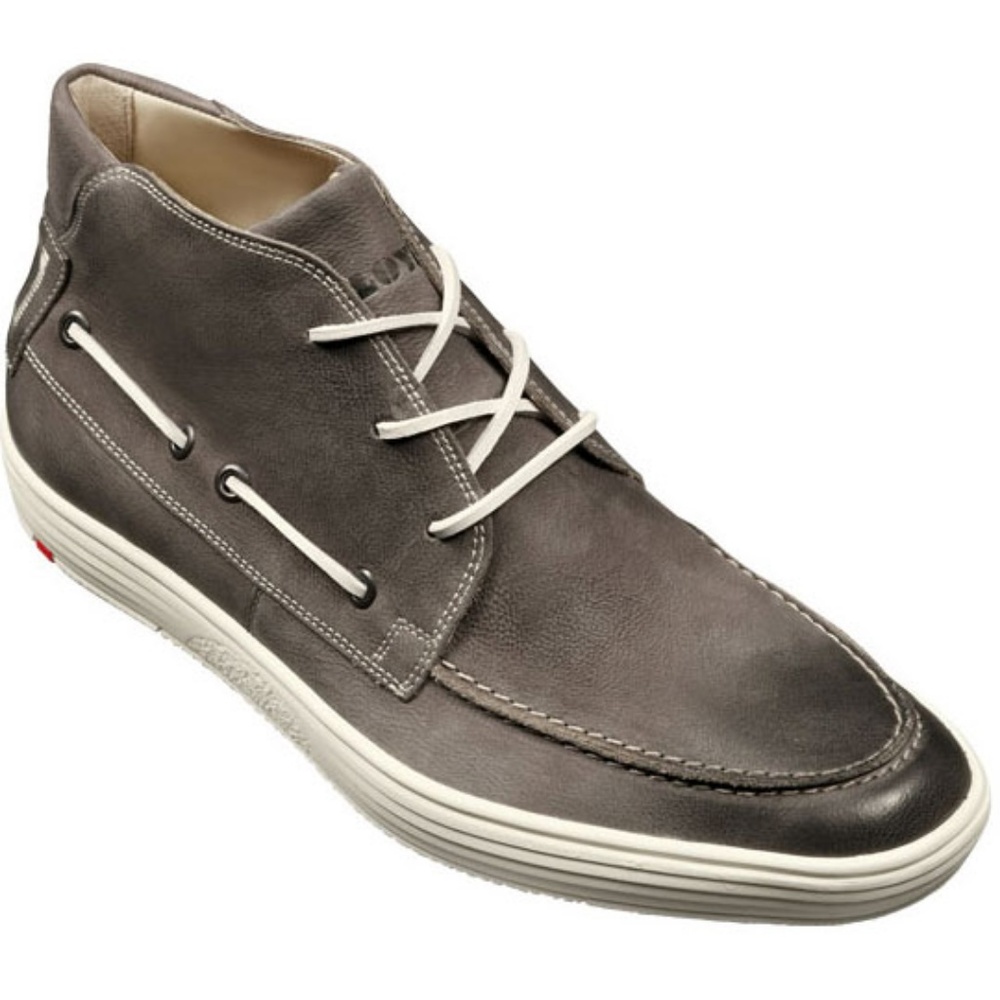 Lloyd Germany Branco Leather High Top, Grey - NIB
